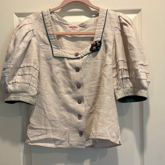 Sportalm Tops - Sportalm Gray and Pink Top